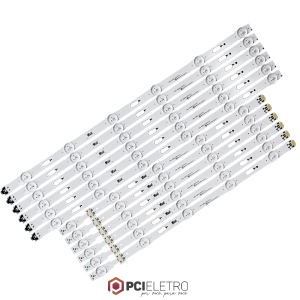 99 - KIT 12 BARRAMENTOS LED TV SAMSUNG UN48JU6000 UN48JU6020 UN48JU6500 BC-199