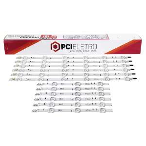 33 - KIT 12 BARRAMENTOS LED TV SAMSUNG UN40HU7000 UN40HU7000G BC-201