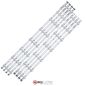 24 - KIT 8 BARRAMENTOS LED TV SAMSUNG  UN50FH5303G UN50FH5303  BC-208