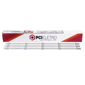 06 - KIT 3 BARRAMENTOS LED TV PHILCO PH28C20D PH28C20 PH-28C20 3V BC-220