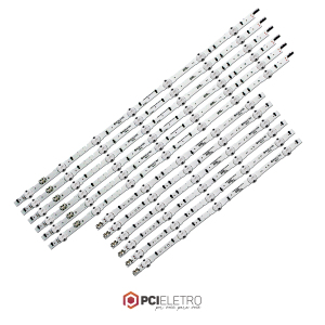 90 - KIT 12 BARRAMENTOS LED TV SAMSUNG UN55H6300AG UN55J5300 UN55J5500 UN55J6300 UN55J6500 BC-231