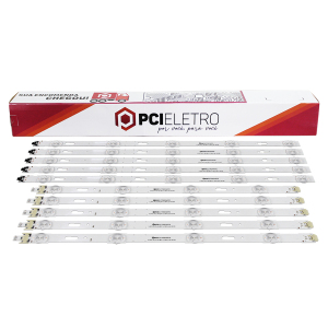 18 - KIT 10 BARRAMENTOS LED TV SAMSUNG UN40JU6500 UN40KU6000 UN40MU6300 UN40KU6300 UN40MU6100  BC-259