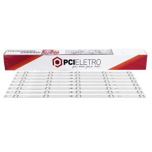 120 - KIT 8 BARRAMENTOS LED TV PANASONIC TC-49DS630B TC-49ES630B BC-270