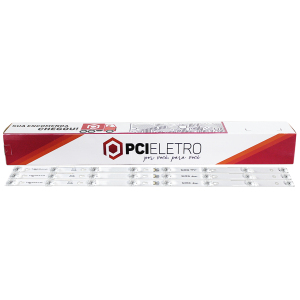 112 - KIT 3 BARRAMENTOS LED TV SEMP TOSHIBA TV 40L2600 L40D2900F 40D2900 VOLTAGEM 6V CORRETA BC-278