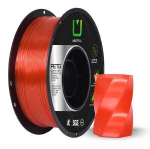 FILAMENTO PETG VERMELHO TRANSLUCIDO PET-105