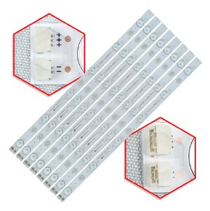 92 - KIT 8 BARRAS DE LED TV PHILCO PH39F33 VERSÃO 3V BC-363