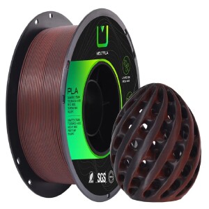 FILAMENTO PLA MATTE DUAL PRETO E VERMELHO PLM-085