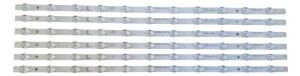 KIT 6 BARRAS DE LED PHILCO PTV65F80 PTV65F82 BC-402**