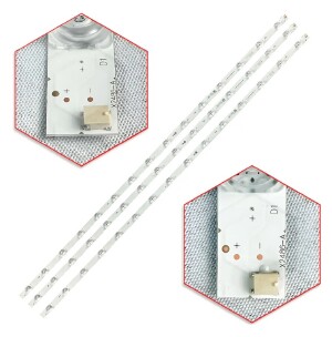 26 - KIT 3 BARRAMENTOS LED TV PHILCO PTV55G70 BC-337