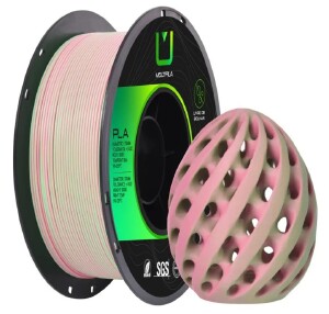FILAMENTO PLA MATTE DUAL ROSA E VERDE PLM-091