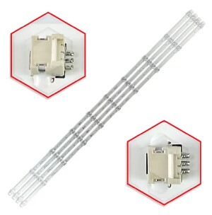 31 - KIT 5 BARRAS LED TV MULTILASER TL025 ML-EL08 BC-400**